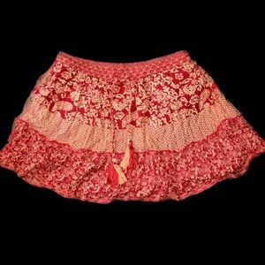 Anthropologie Raga Hard Lovin Mini Skirt Small New